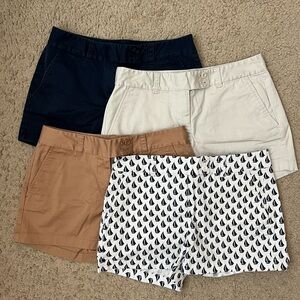 Vineyard Vines Women's Shorts - Navy, Cream, Tan, Patterned